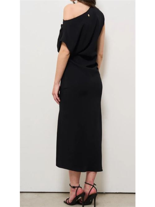 Abito lungo con drappeggio Manila Grace MANILA GRACE | A170VU-MA001